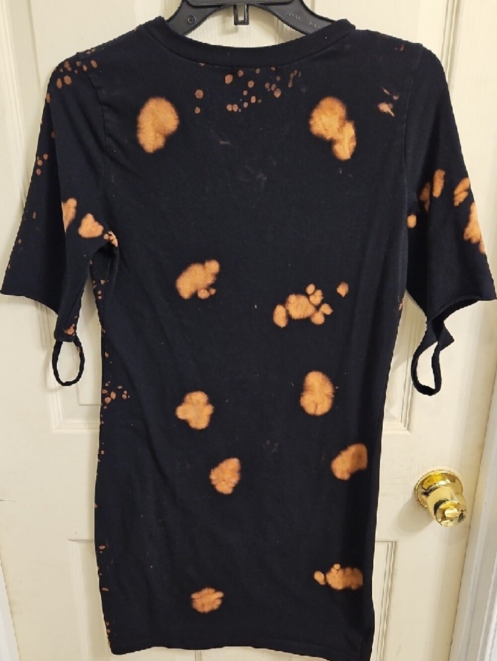 Fashion Nova Distressed Bleached Graphic Tee Dress - Picture 4 of 5